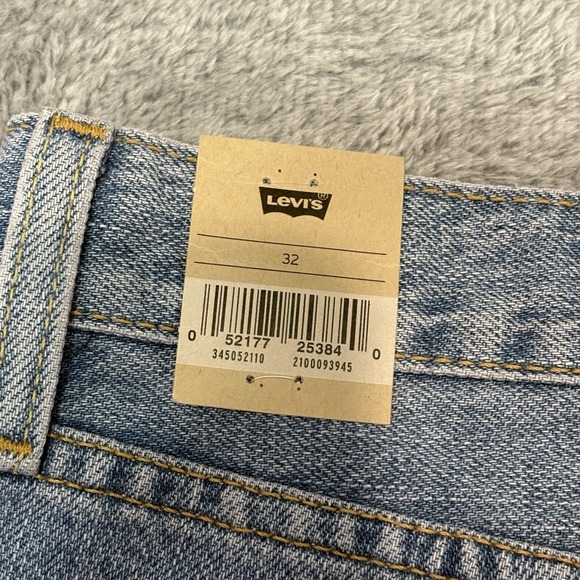 NWT Levi's 505 Regular Denim Shorts Men W32 Blue Straight Leg Jean Shorts - Picture 4 of 13